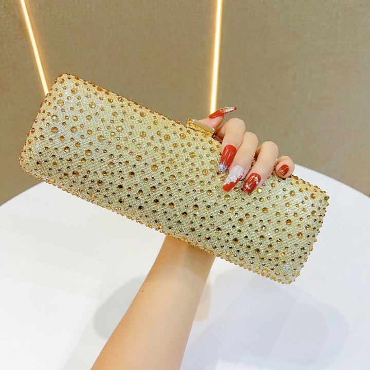 Rhinestone-beschichtete Clutch