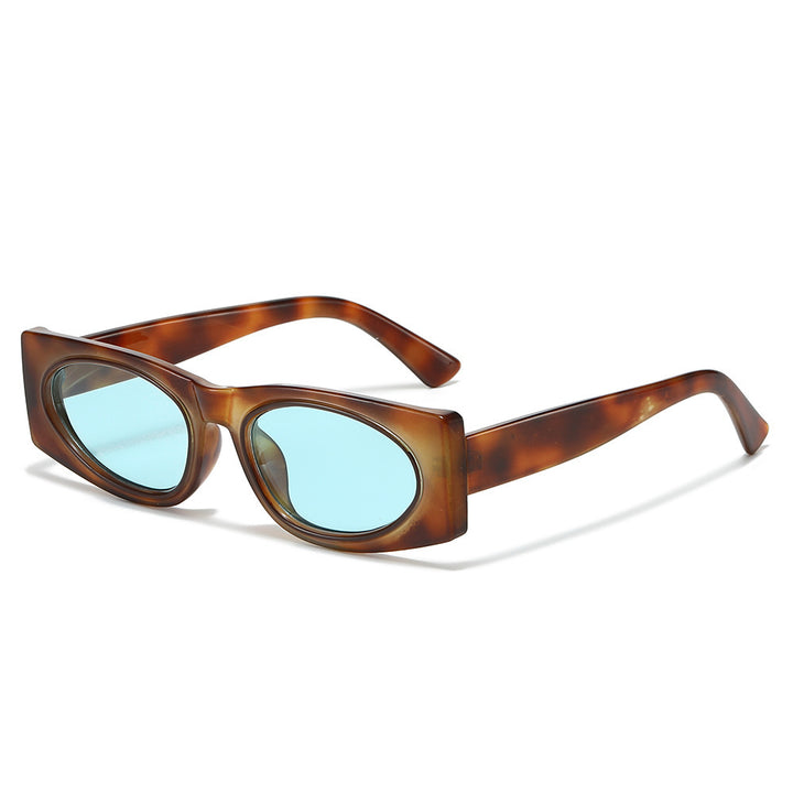 Retro-inspirierte breitrandige Sonnenbrille Karnz