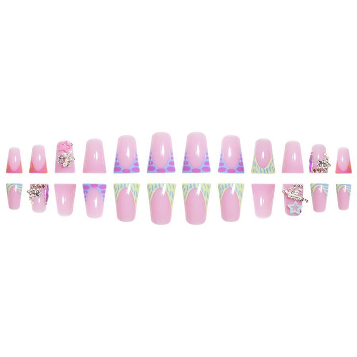 Glamorous 3D dekorative Nail Art Karnz