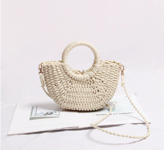 Damen Handtasche mit geflochtenem Design Karnz
