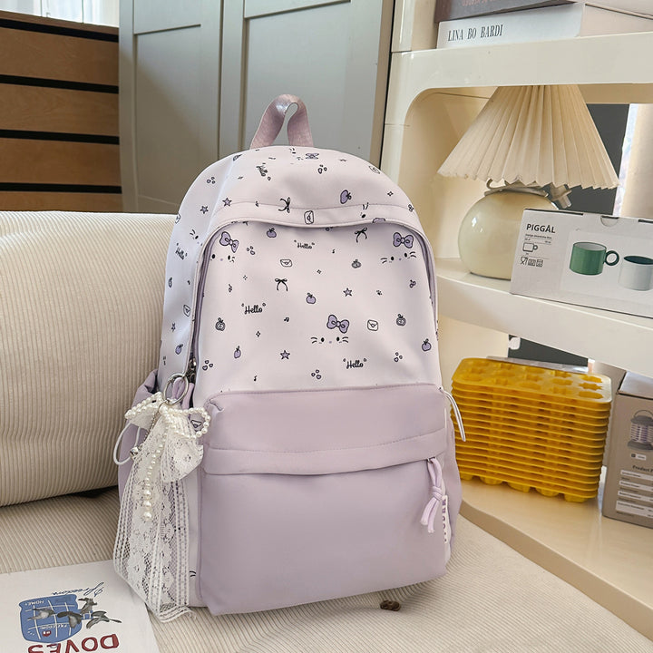 Niedlicher Cartoon-bedruckter Rucksack