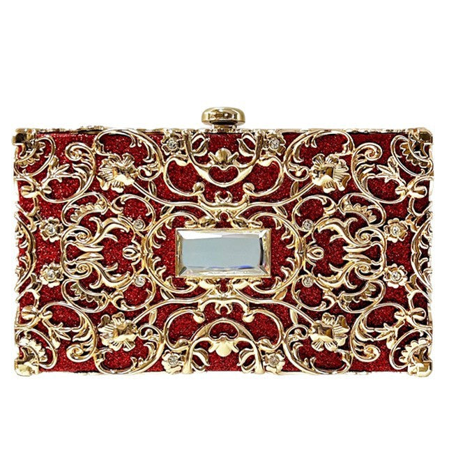 Dekorative verzierte Clutch