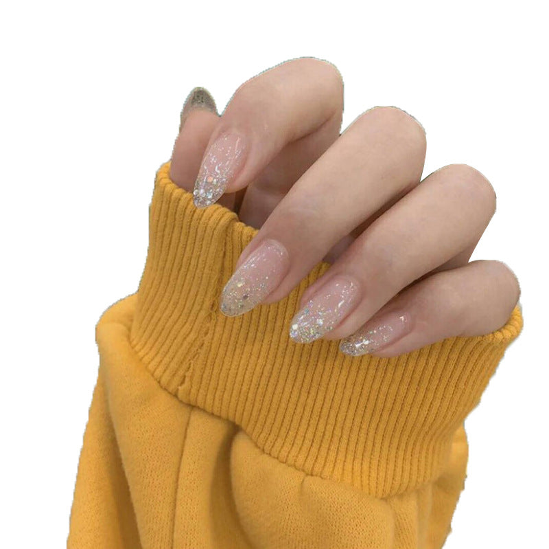 Glitzernde Press-On Nagelspitzen