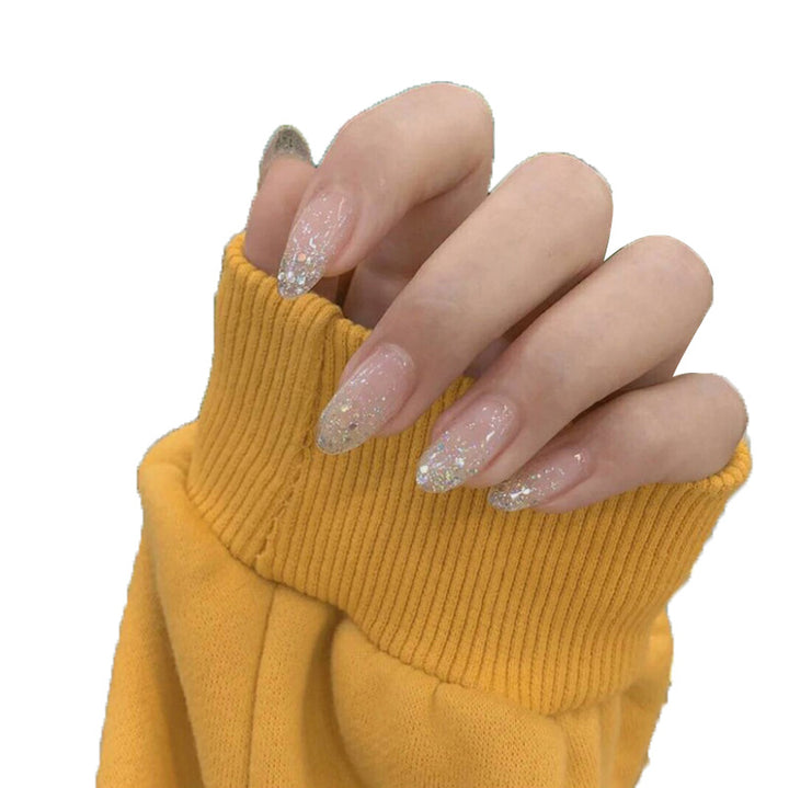 Glitzernde Press-On Nagelspitzen