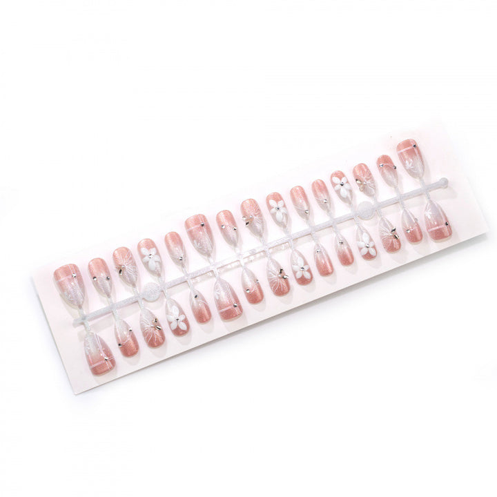 Elegante florale Press-On Nagelset