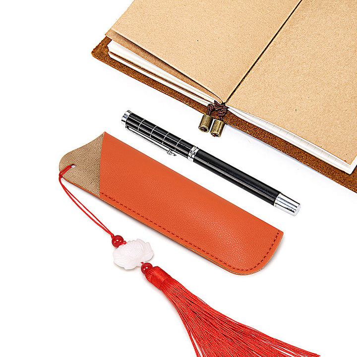 Elegantes Leder Bleistiftetui Karnz