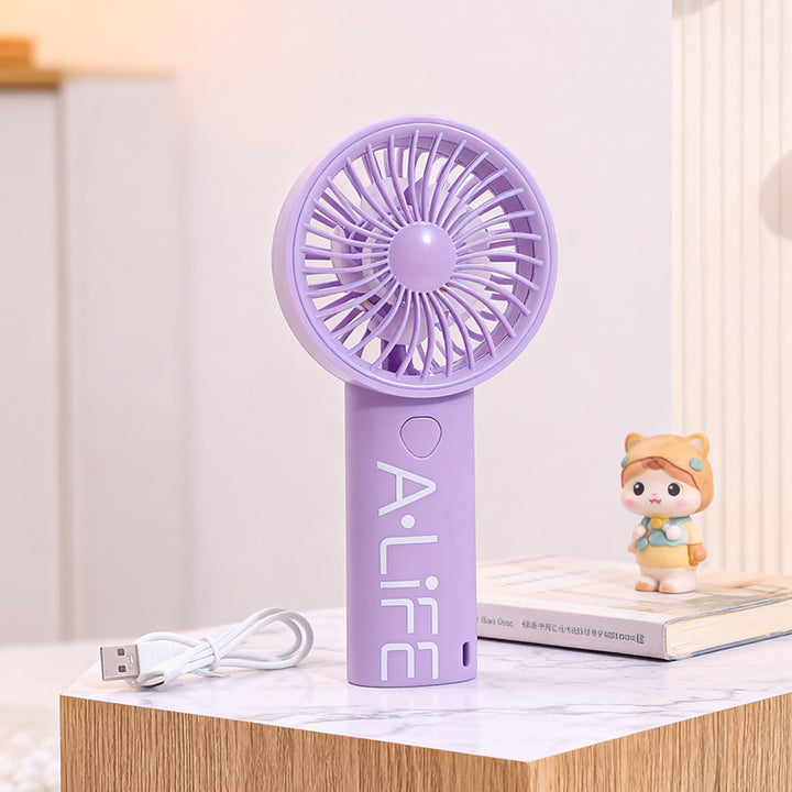 Damen Tragbarer USB Handventilator mit ergonomischem Design und variabler Geschwindigkeitsregelung Karnz