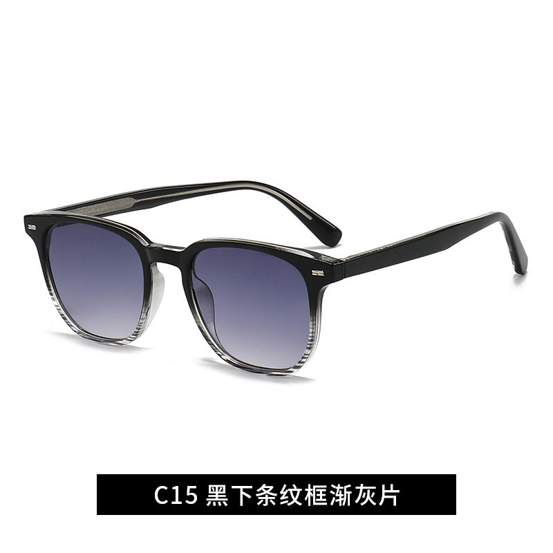 Damen modische Sonnenbrille mit trendigem Farbverlauf Karnz