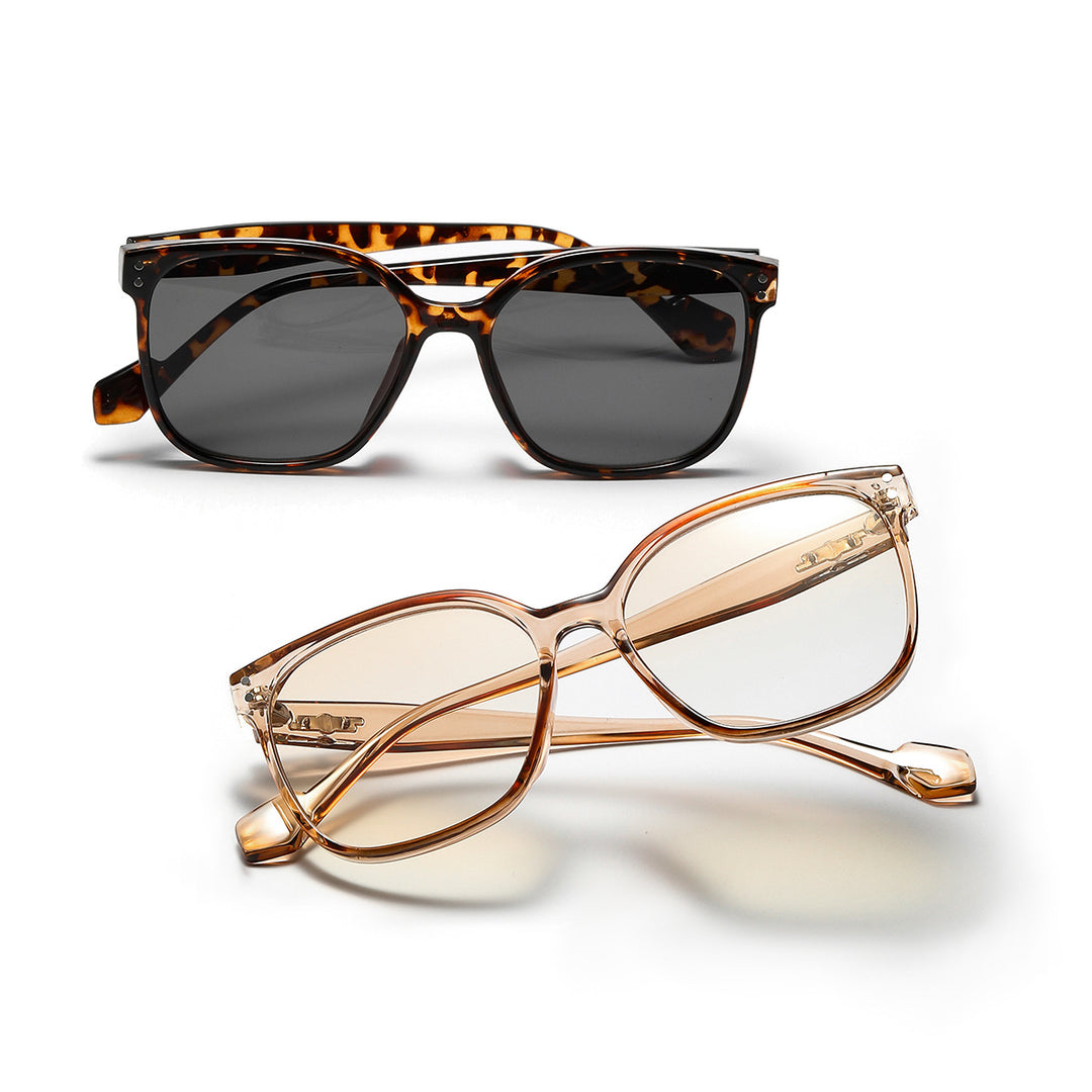 Damen Sonnenbrille mit schickem Schildpatt-Rahmen und UV-Schutz Karnz