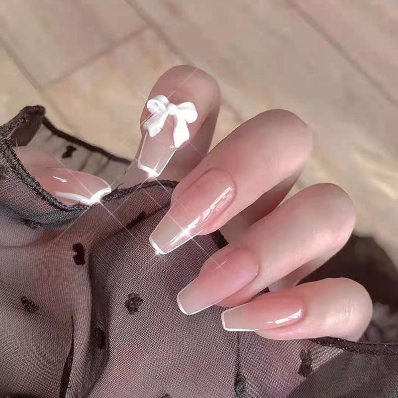Dekorative Schleifen Nagelkunst