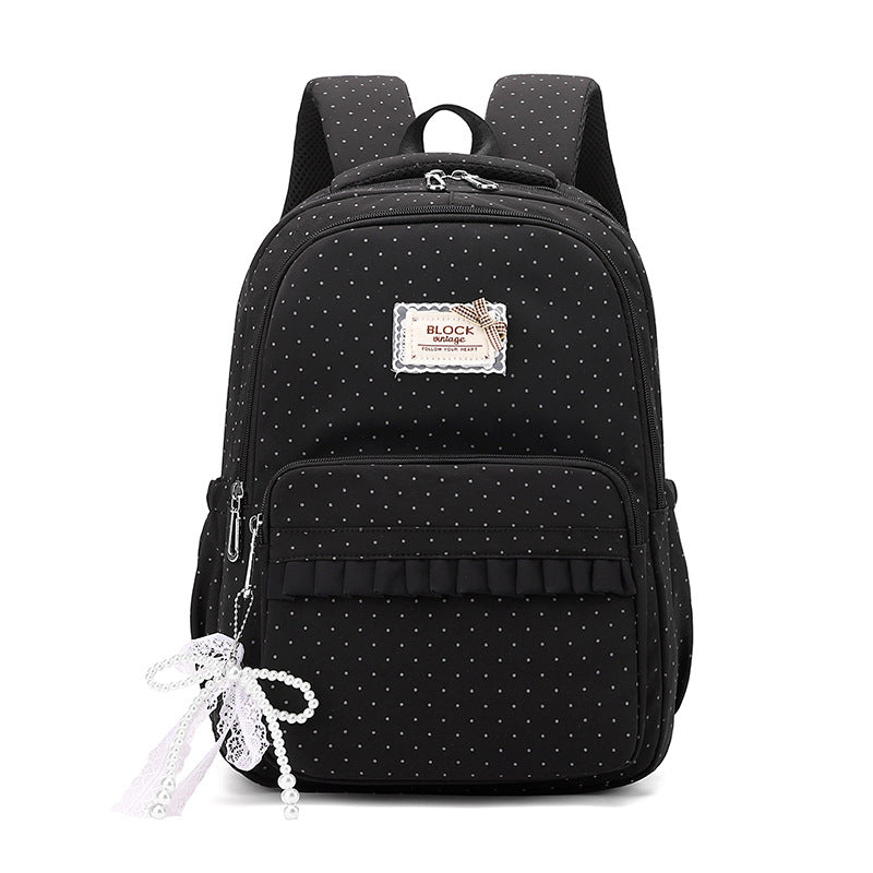 Dekorativer gepunkteter Rucksack Karnz