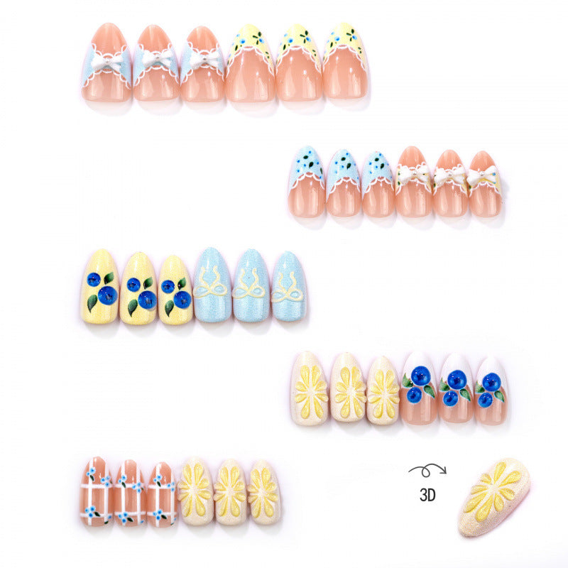 Floral Acryl Nagelkunst Set