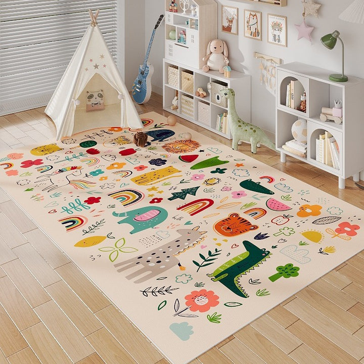 Verspielter Tier-Motiv-Teppich für die Wohnkultur