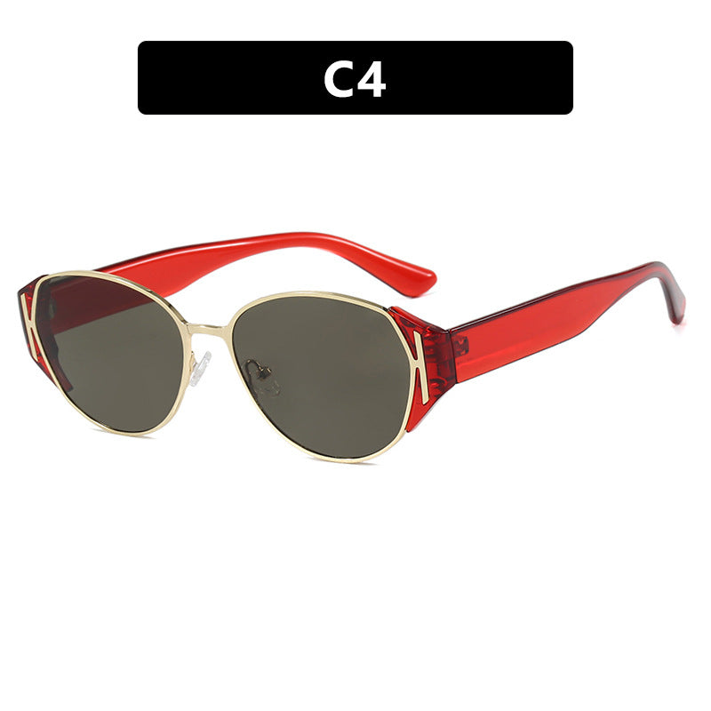 Damen Retro-inspirierte Sonnenbrille mit elegantem Rahmen Karnz