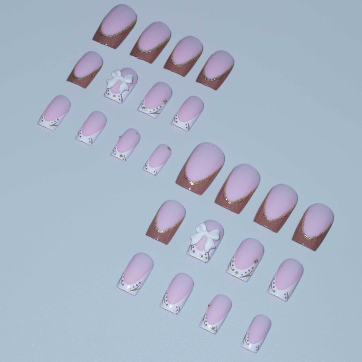 Elegantes Französisch Tipp Nagelkunstset