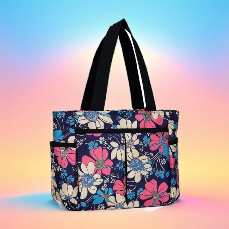Stylische gestreifte Mehrfach-Tasche Karnz
