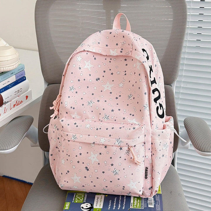 Stylischer Schulrucksack mit Sternenmotiv Karnz