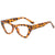 Damen Cat-Eye-Brille mit modischem transparenten Rahmen Karnz
