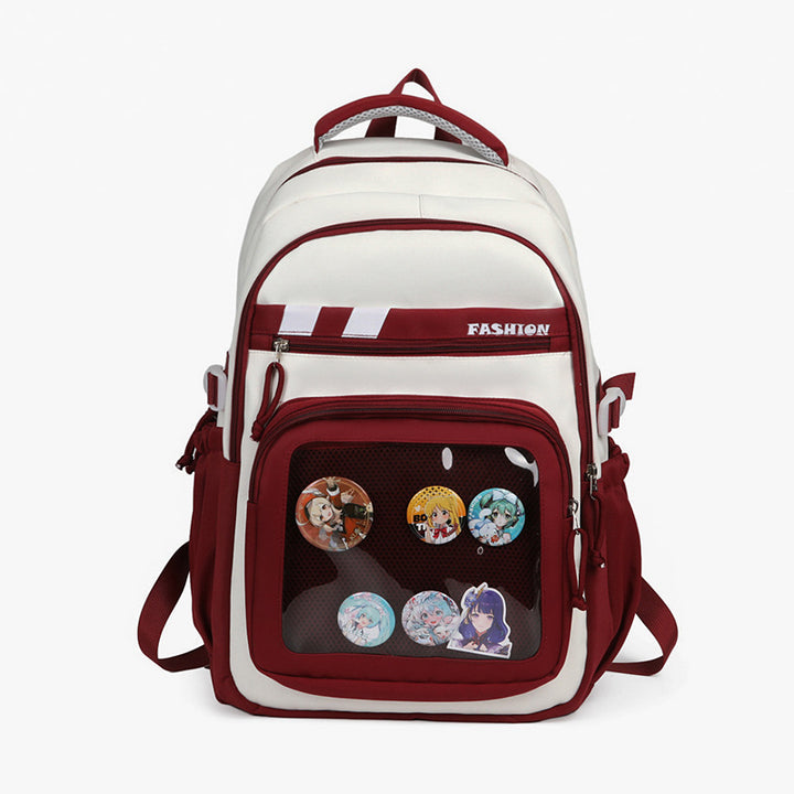Stylischer Grafik-Patch-Rucksack Karnz