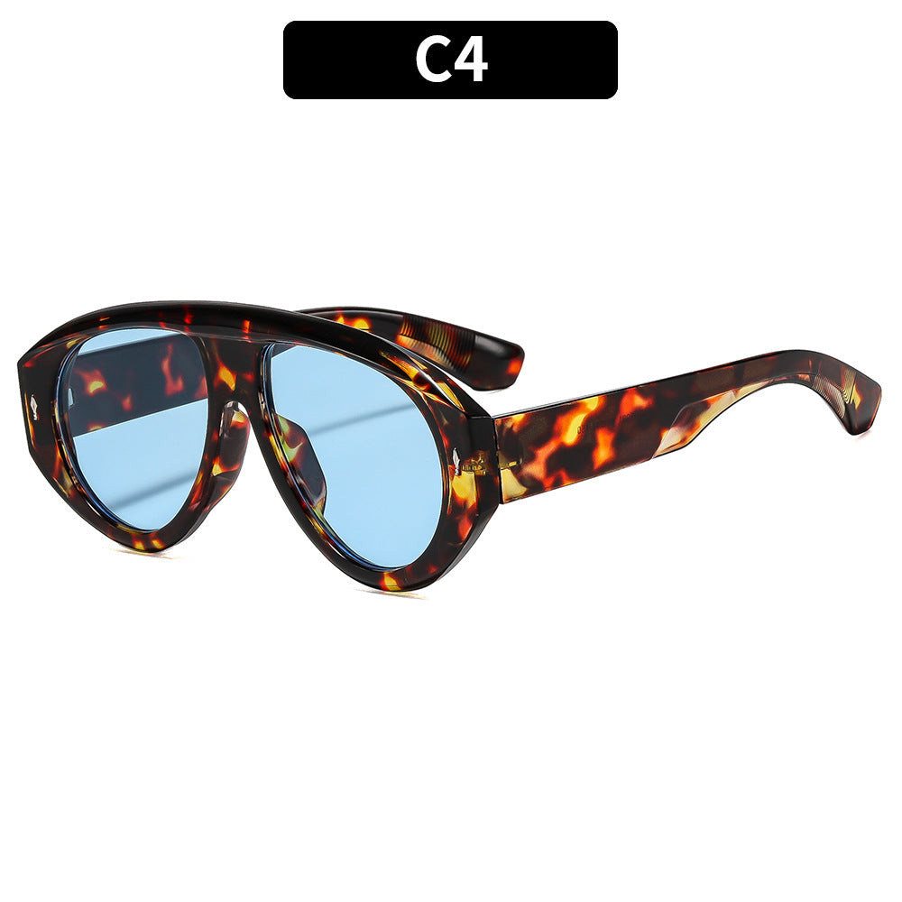 Stylische klare Linse Sonnenbrille