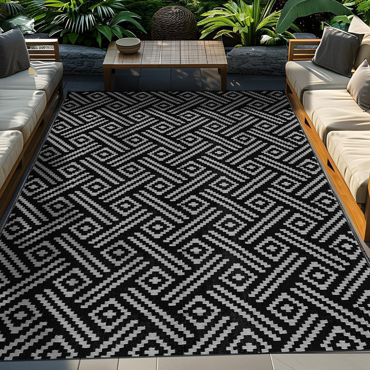 Geometrisches Muster Outdoor Patio Teppich