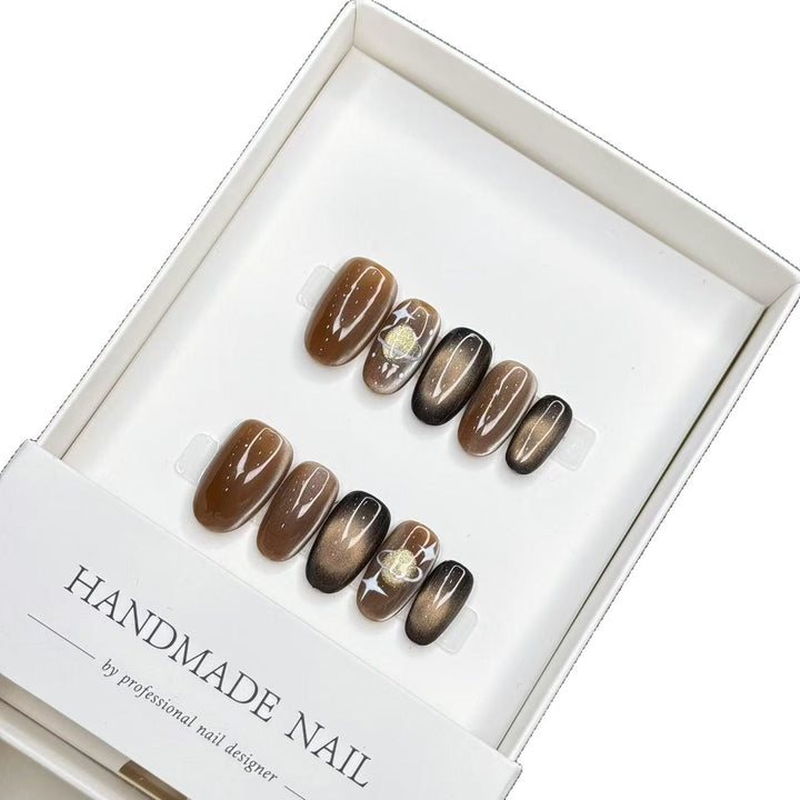 Handgefertigtes Ombre Press-On Nagelset