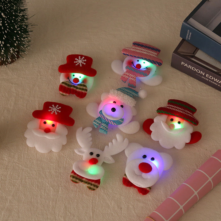 Weihnachts-Haarschmuck mit LED Lichtern Karnz