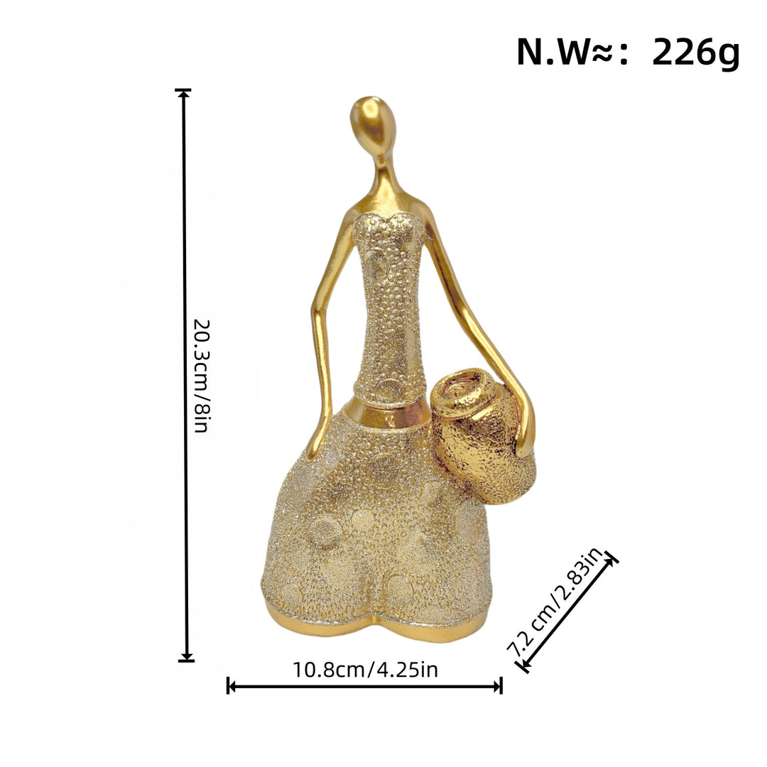 Elegante Tanzende Figur Karnz