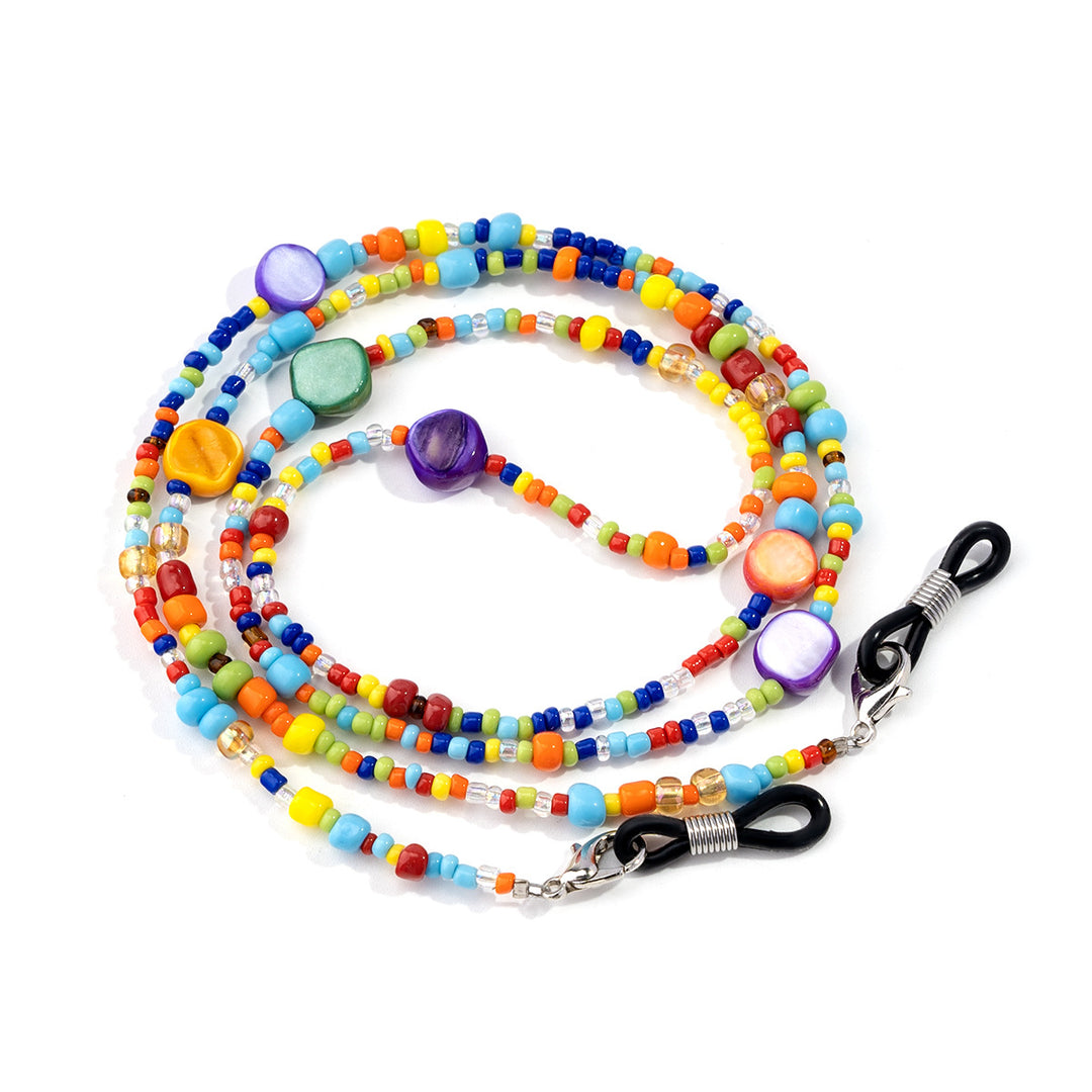 Bunte Perlen Brillen Kette Karnz 1786968074