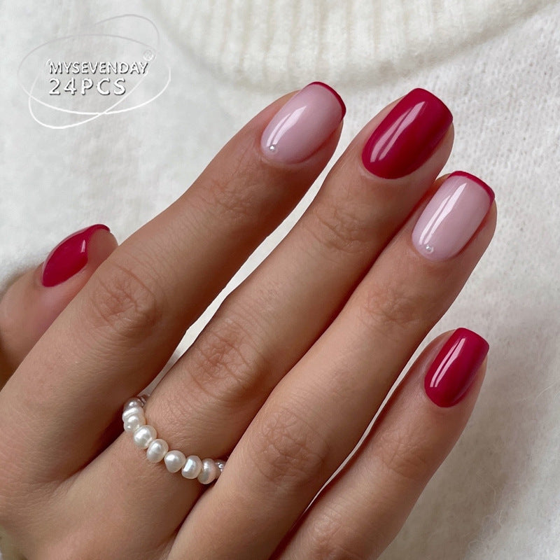 Elegante Press-On Nagelspitzen mit französischem Tip Design Karnz