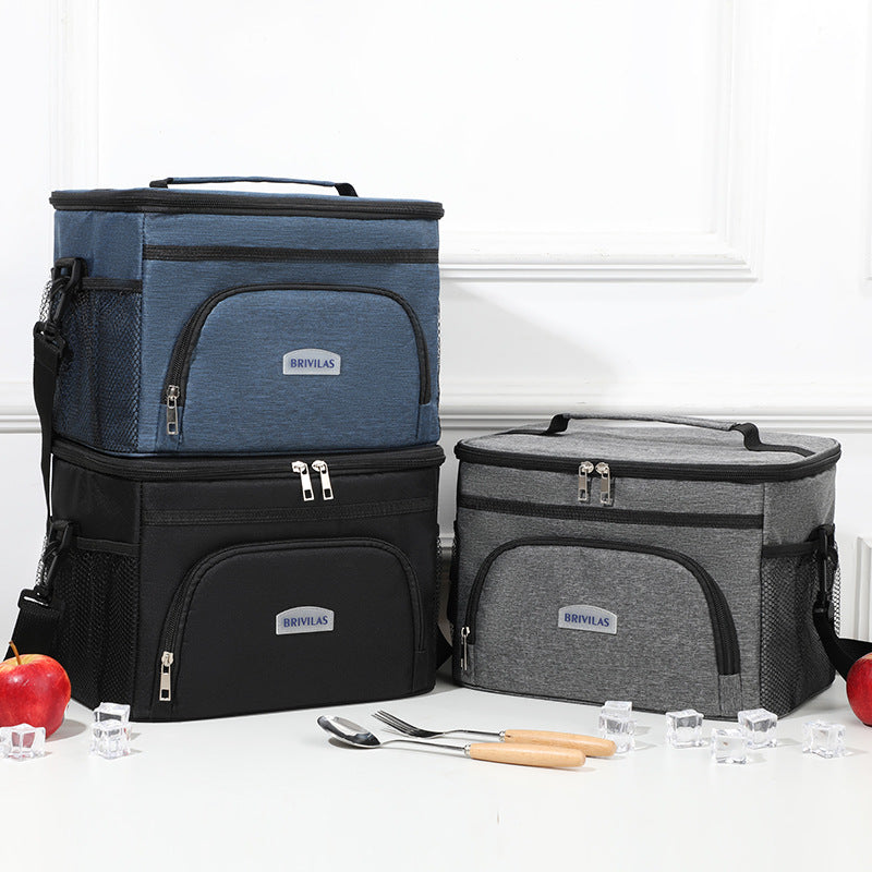 Isolierte Mehrfachtaschen-Lunch-Kühltasche