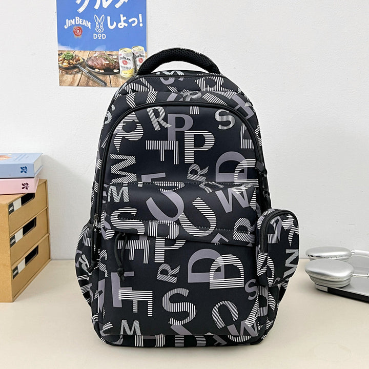 Stylischer Rucksack mit Buchstabenaufdruck Karnz