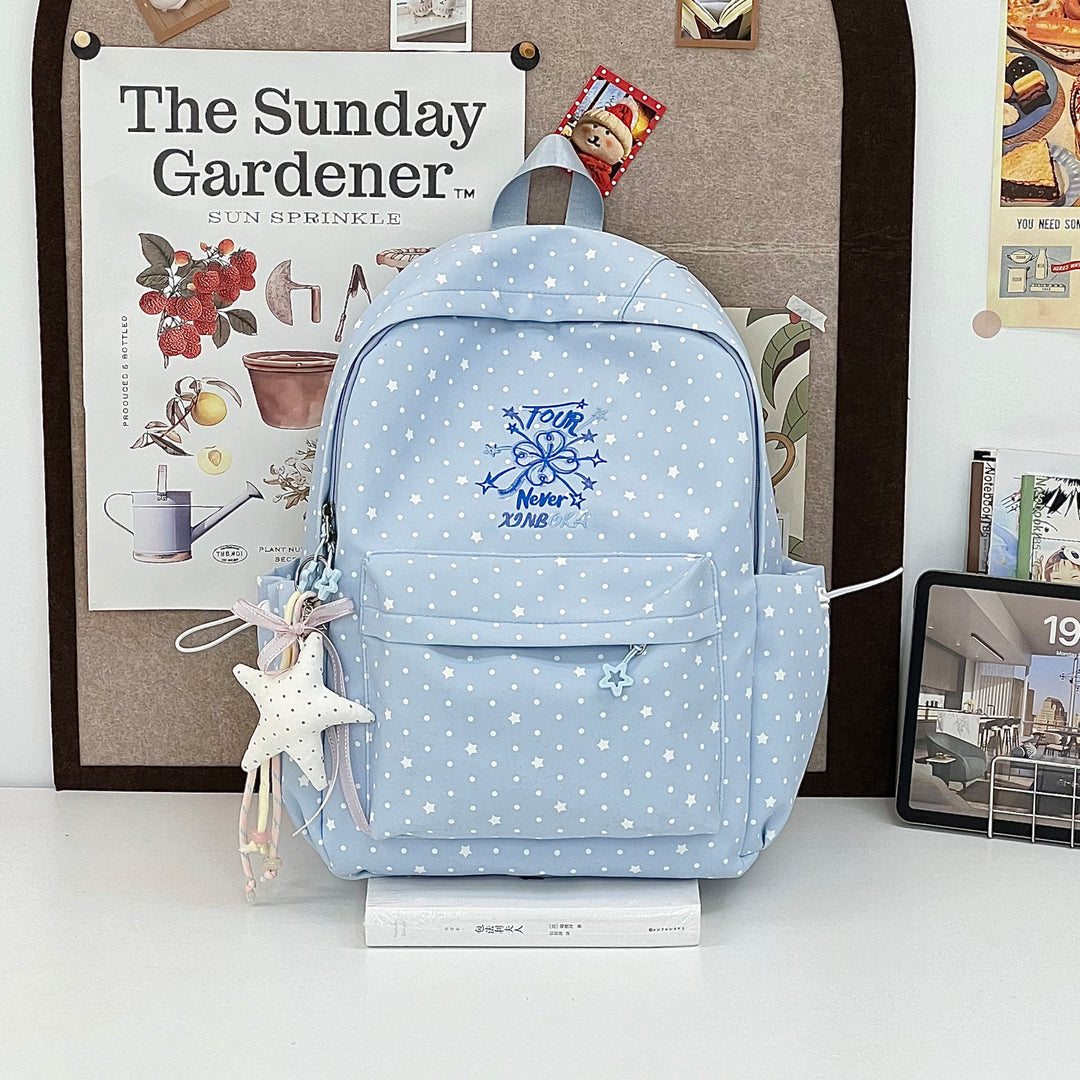 Stylische Schachbrettdruck-Rucksack Karnz