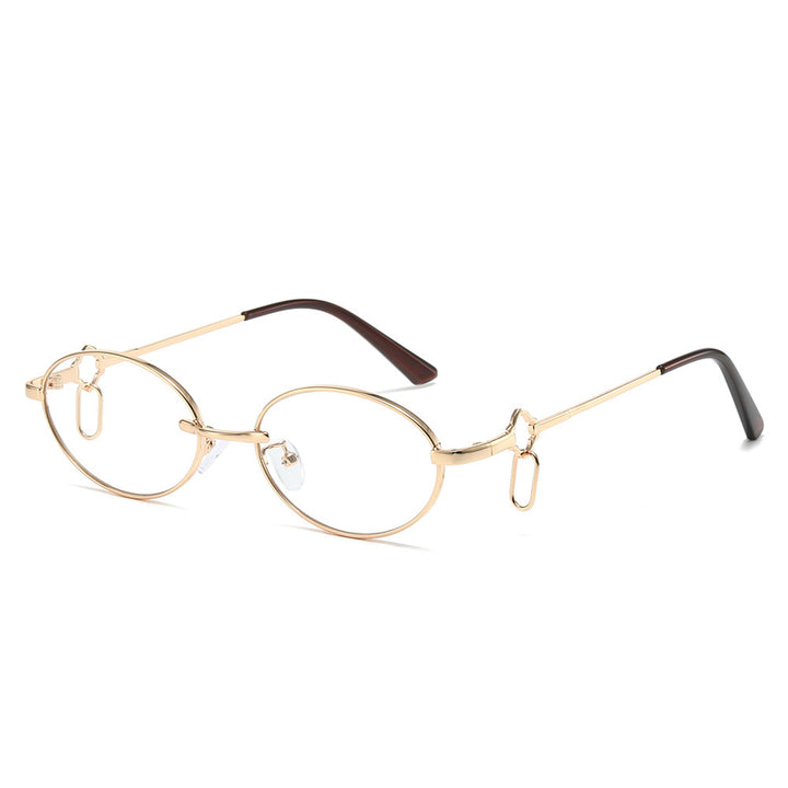 Vintage-inspirierte runde Rahmen-Sonnenbrille Karnz