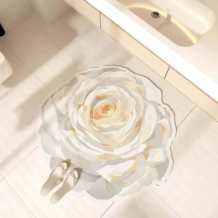 Blumeninspiriertes Badetuch