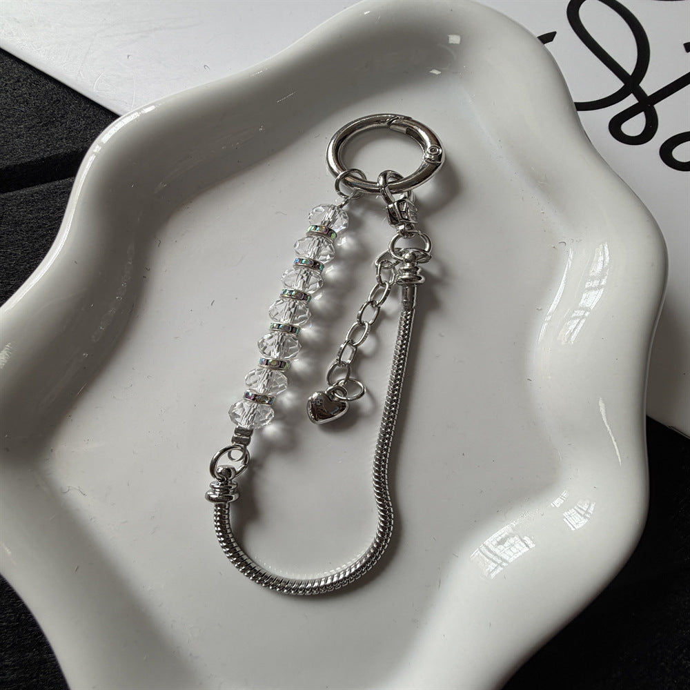 Eleganter Perlen Charm Schlüsselanhänger Karnz 1790134943