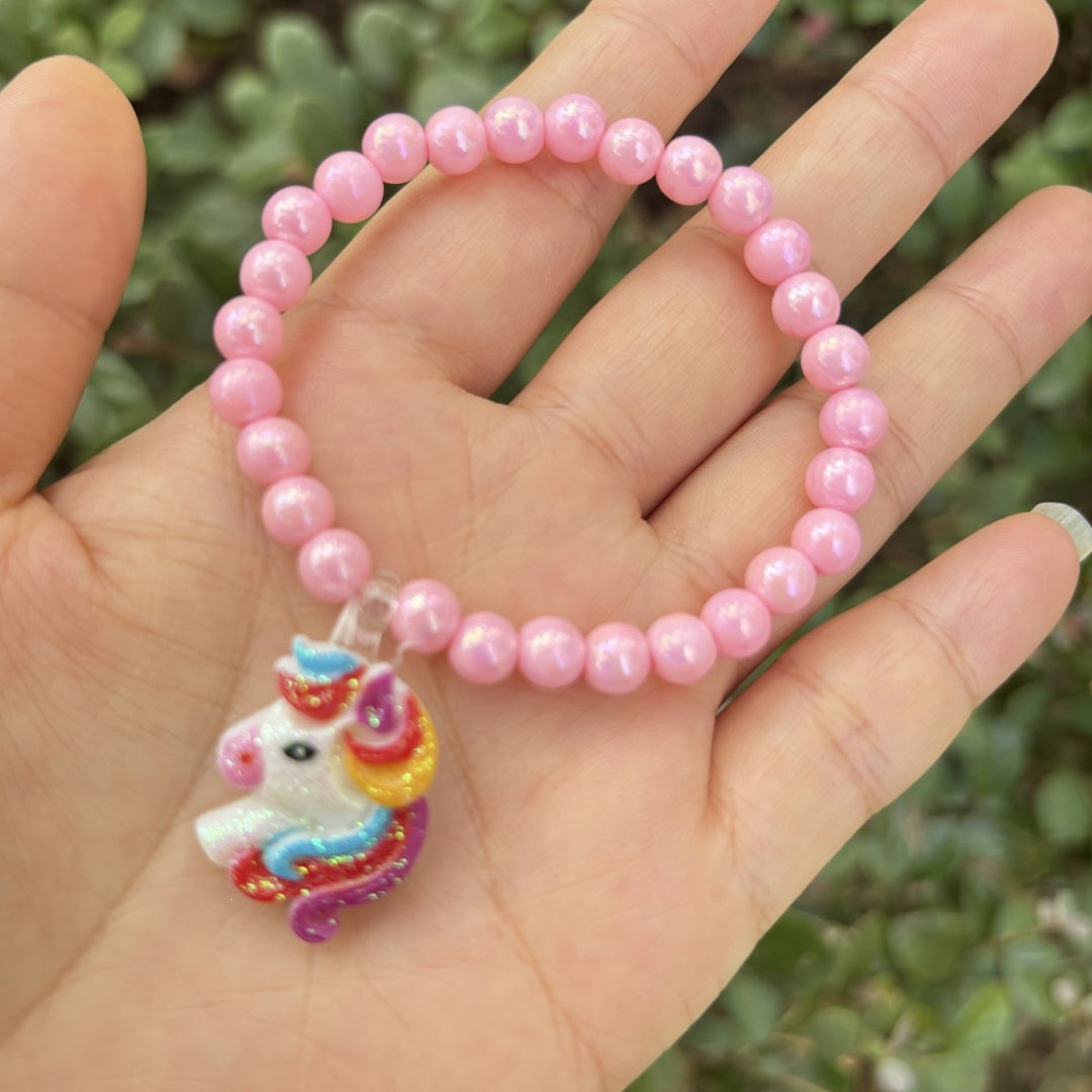 Süßes Armband mit Elefantenanhänger Aus Glas Karnz