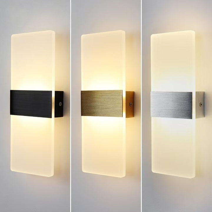 Moderne LED Wandleuchtenfassung