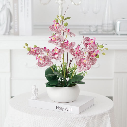 Realistische künstliche Orchideen Dekoration