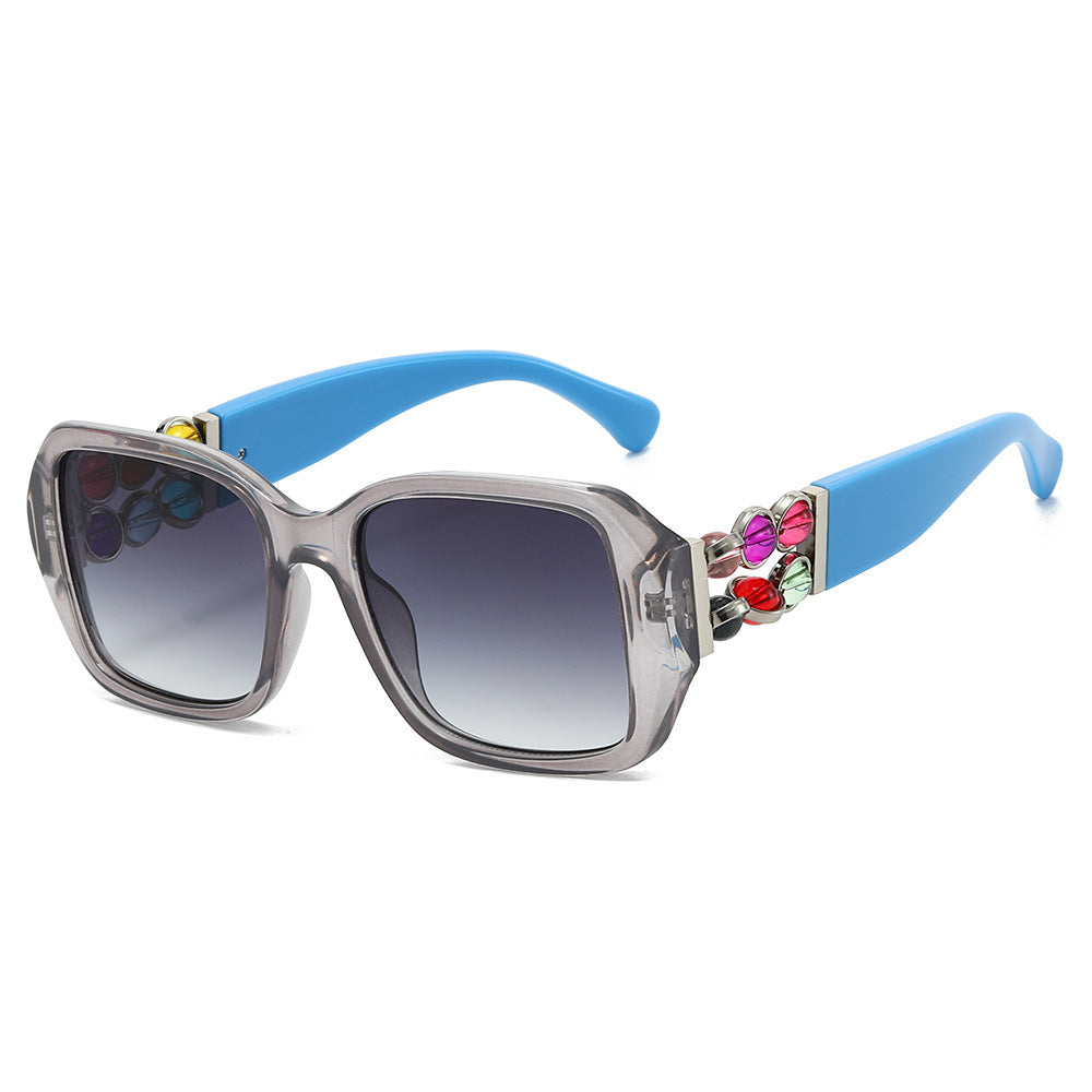 Dekorative Oversized Quadrat Sonnenbrille Karnz