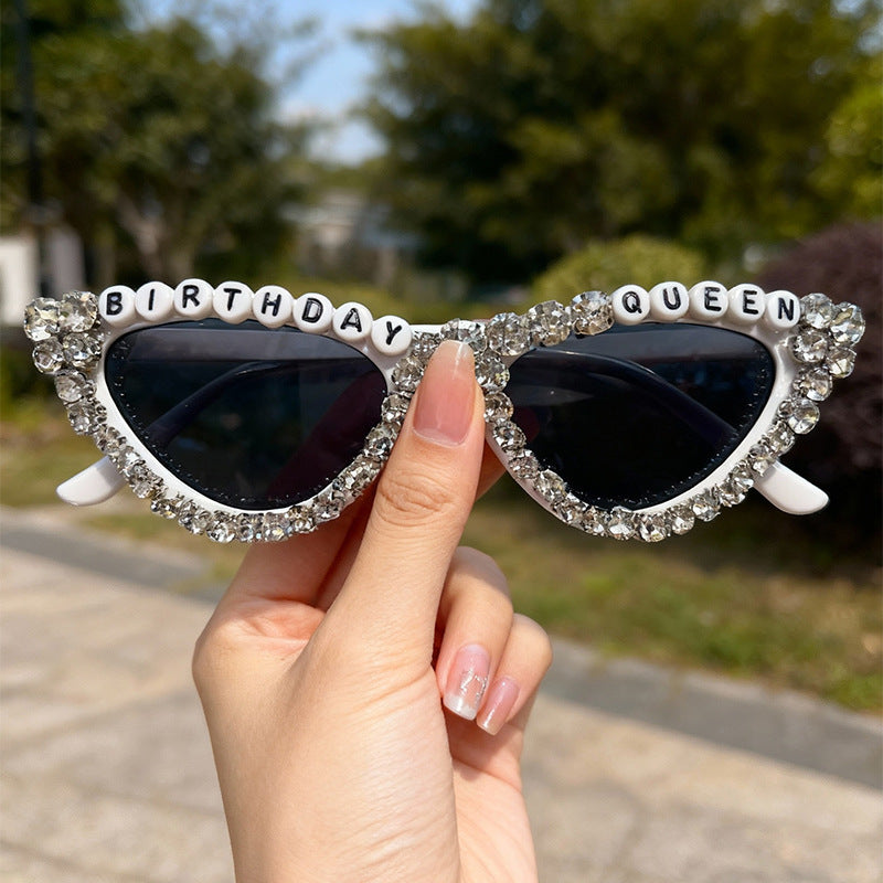 Glamouröse Katzenaugen-Sonnenbrille Karnz