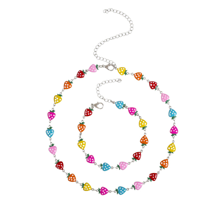 Verspielt Erdbeer Charm Armband Karnz
