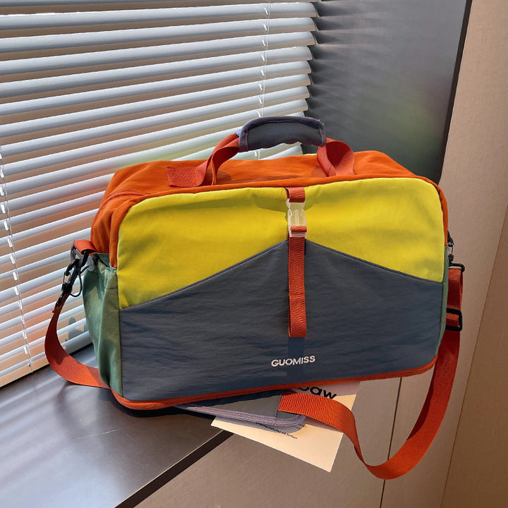 Farbenfrohe Mehrfach-Taschen Reise Duffel Tasche