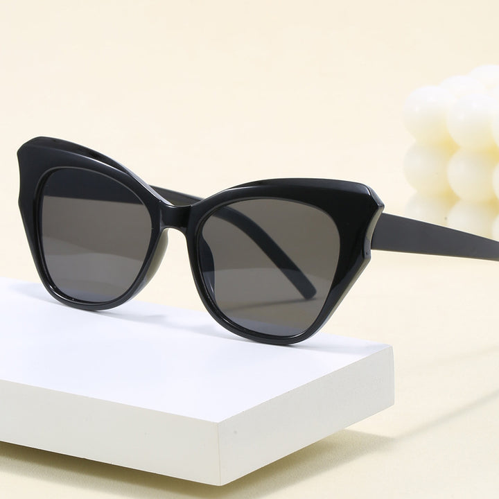 Damen Cat-Eye Sonnenbrille mit extravagantem Verspiegelungsdesign Karnz