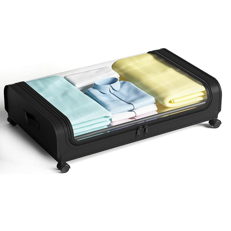 Aufbewahrungsbox mit Rollen und Transparentem Deckel Karnz