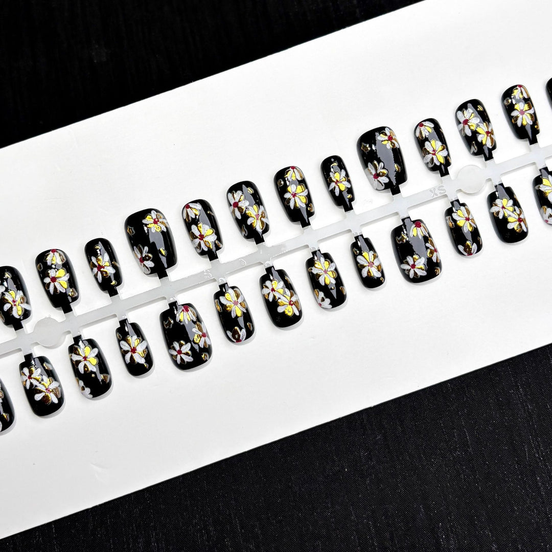 Blumen-Design Presse-auf Nagelkunst Kollektion