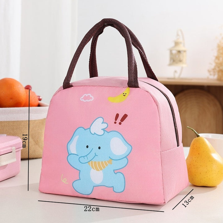 Süße katzenmotivierte isolierte Lunch-Tasche Karnz
