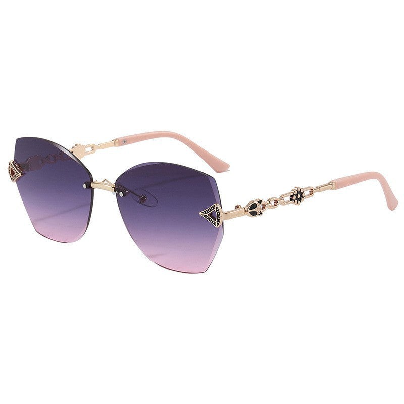Elegante geometrische Statement-Sonnenbrille