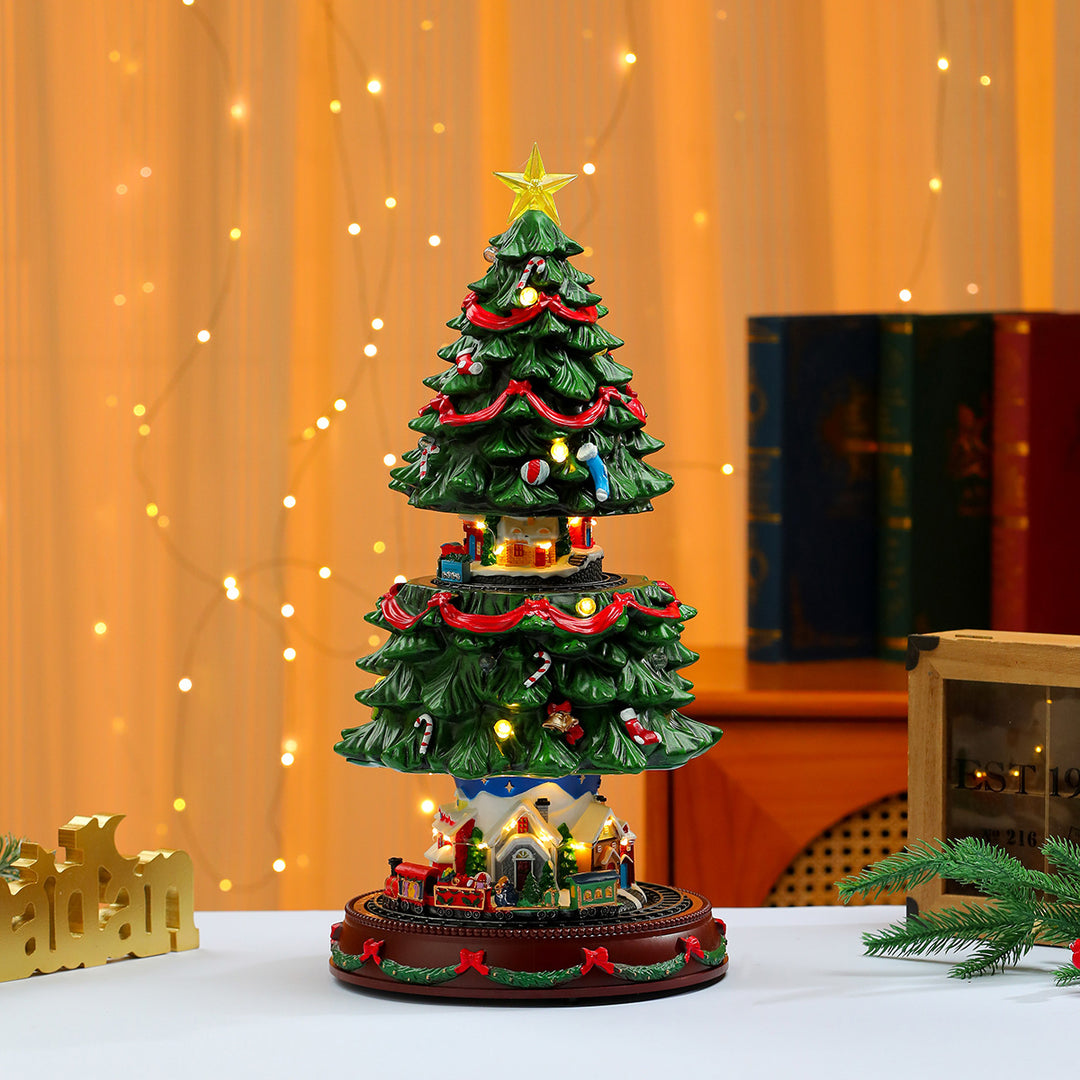 Dekorative LED Weihnachtsbaum Skulptur Karnz