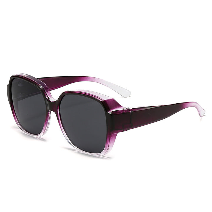 Vintage-inspirierte übergroße quadratische Sonnenbrille